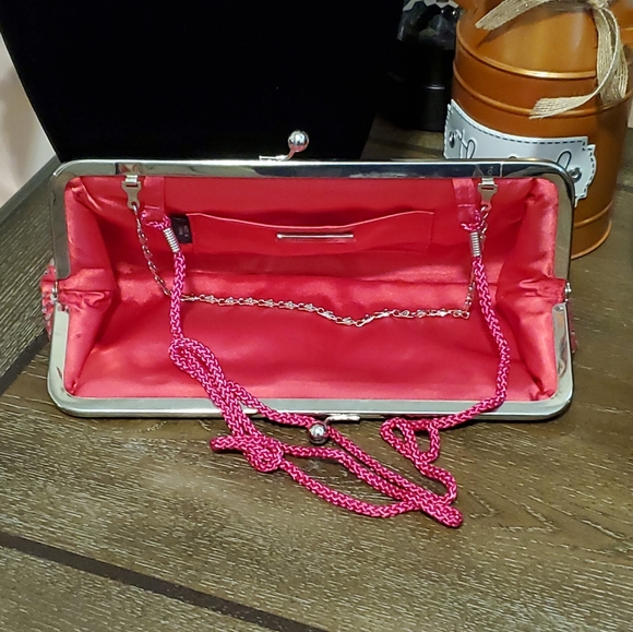 Red / Sequin Evening Purse by Kate Landry - Picture 2 of 7